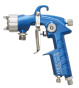 A blue spray painting gun